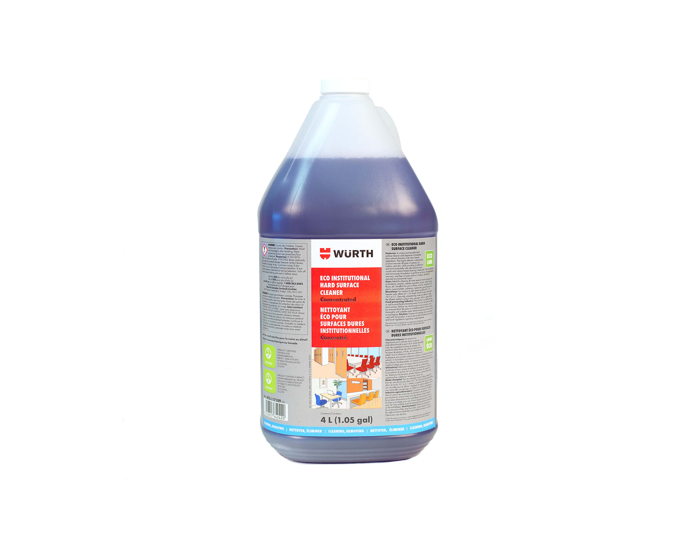 ECO INSTITUTIONAL HARD SURFACE CLEANER 4L CONCENTRATE